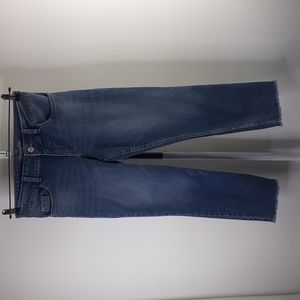 Wrangler Skinny Leg Raw Hem Cropped Jeans Size 3